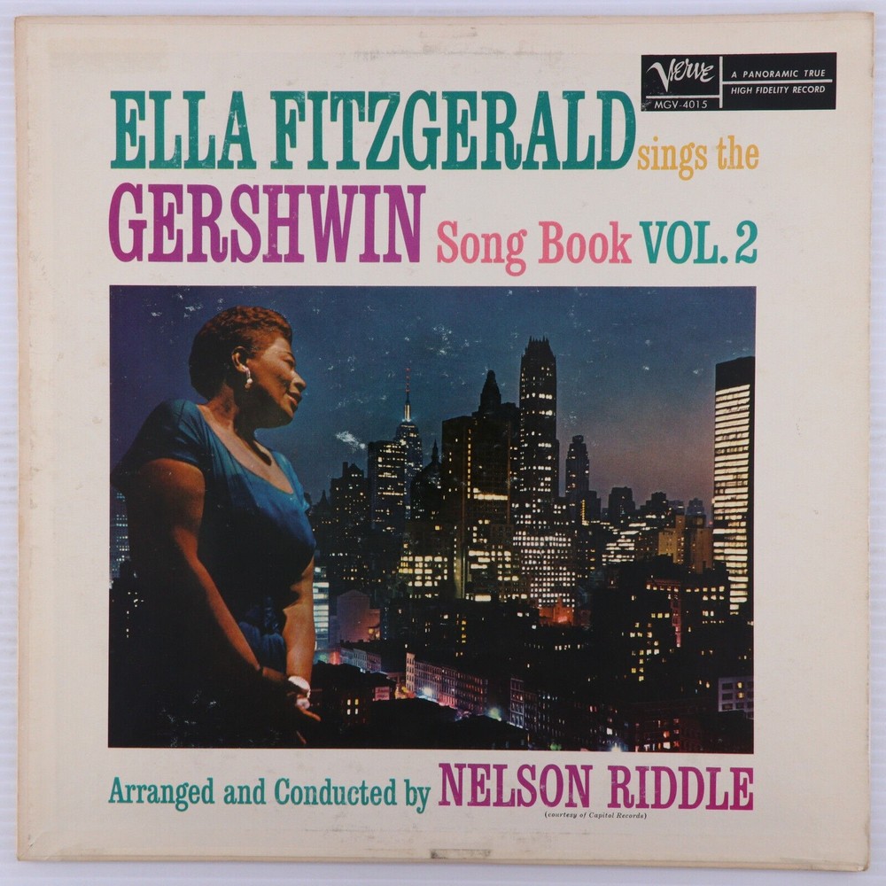 Ella Fitzgerald Sings The Gershwin Song Book Vol. 2 1957 Jazz LP Record MGV 4015